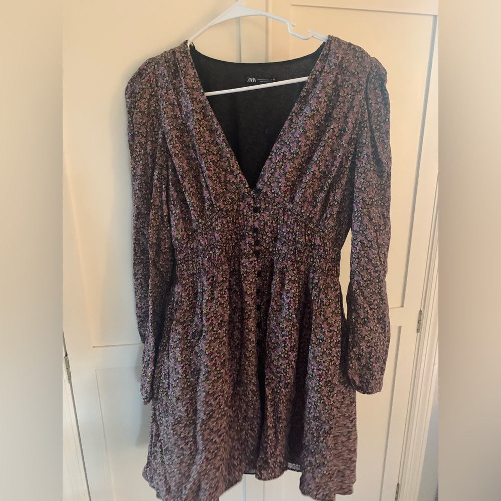 Zara print dress